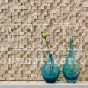 KLASİK KÜBİK Patlatma 3x2.3x2.3 Traverten Mozaik