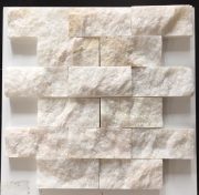 Mozaik Patlatma Beyaz Mermer