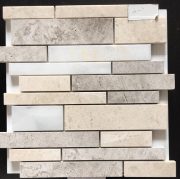 Bej-Tundra-Beyaz mermer Cilalı